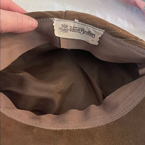 Brown Suede Bucket Hat